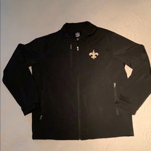 New Orleans Saints Large Black NFL Soft Shell Coat